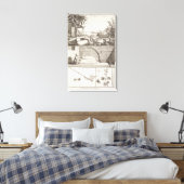 「百科事典」からの綿花の栽培 キャンバスプリント (インサイチュ (寝室))