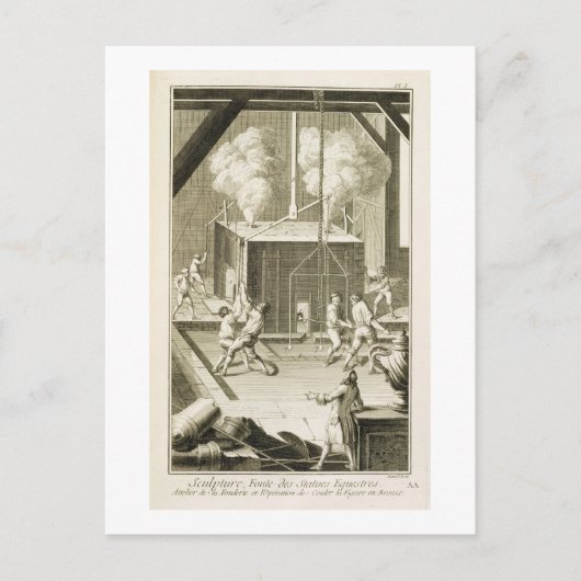 「百科事典」の彫刻家の創業 ポストカード (正面)