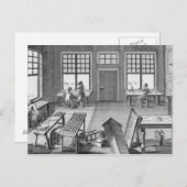 「百科事典」より家具の内張り工房 ポストカード (正面/裏面)