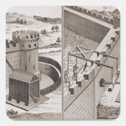 「百科事典des S」より、ローマの警棒 スクエアシール (正面)