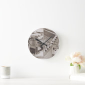 「百科事典des S」より、ローマの警棒 ラウンド壁時計 (ホーム)