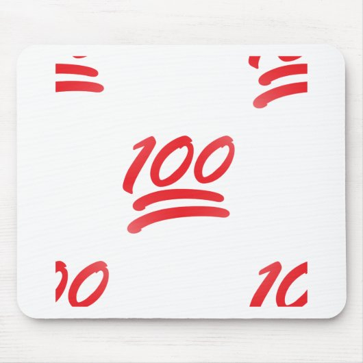 百絵文字 マウスパッド (正面)