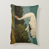 百羽鶴オードボン絵画ズ アクセントクッション (裏面(縦))