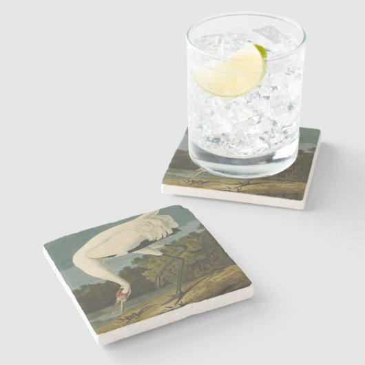 百羽鶴オードボン絵画ズ ストーンコースター (横)