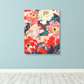 百花繚乱 Reimagined2 キャンバスプリント (インサイチュ (ウッドフロア))