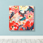 百花繚乱 Reimagined2 キャンバスプリント (インサイチュ (ウッドフロア))