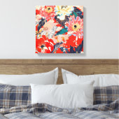 百花繚乱 Reimagined2 キャンバスプリント (インサイチュ (寝室))