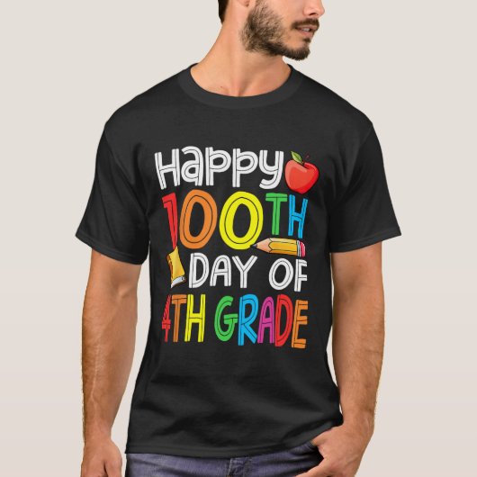 百頭が切れる日第四級100日目 Tシャツ (正面)