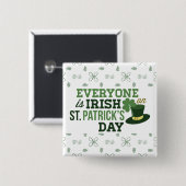 皆がアイルランド人だSt patricks day 缶バッジ (正面&裏面)