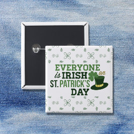 皆がアイルランド人だSt patricks day 缶バッジ