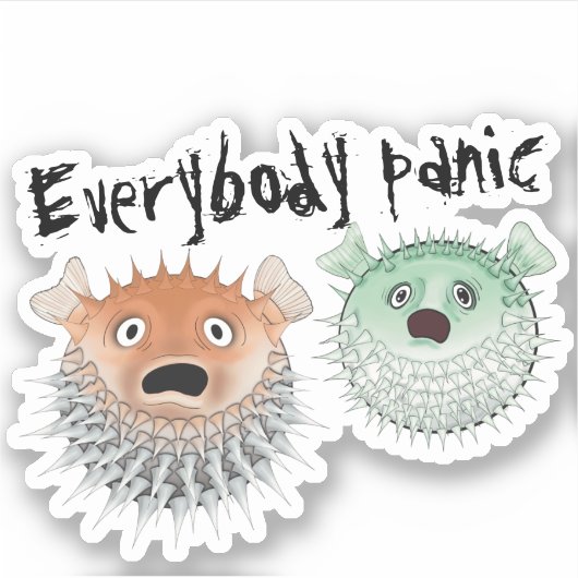 皆が慌てる シール (正面)