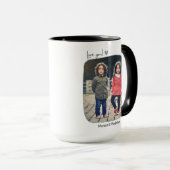 皆が願う文法書 |青い写真 マグカップ (正面右)