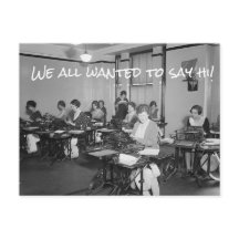 皆さんこんにちはと言いたかったのです！ポストカード