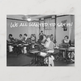 皆さんこんにちはと言いたかったのです！ポストカード ポストカード