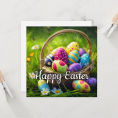 皆さんにハッピーイースター カード (正面/裏面インサイチュ)