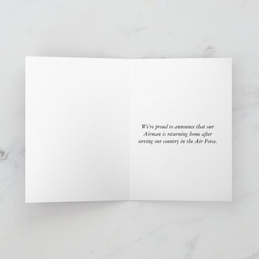 皆さんに航空士のお来宅を知らせ 案内状 (内部)