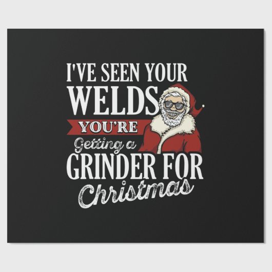 皆さんの溶接を見たクリスマスプレゼントをおおもしろい届け ラッピングペーパー (フラット)