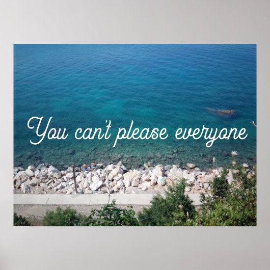 皆さんの諺のポスターを喜ばせることはできない ポスター (正面)