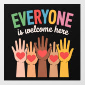 皆さん大歓迎 ウィンドウサイン (シート)