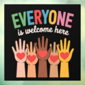 皆さん大歓迎 ウィンドウサイン (シート3)