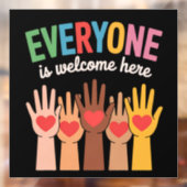 皆さん大歓迎 ウィンドウサイン (シート2)