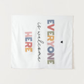 皆さん大歓迎 タペストリー (正面(横))