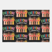 皆さん大歓迎 ラッピングペーパーシート (正面)