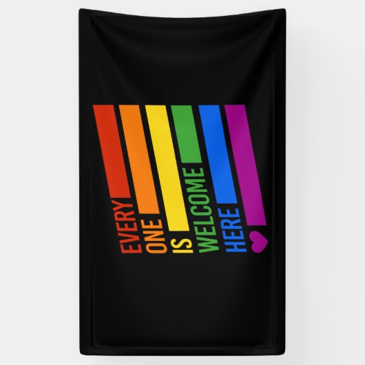 皆さん大歓迎 横断幕 (縦)