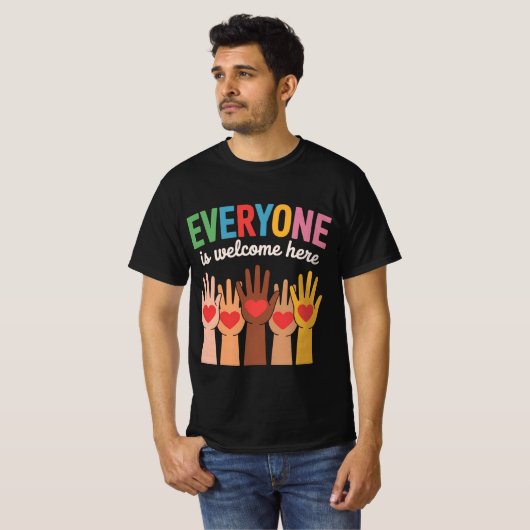 皆さん大歓迎 Tシャツ (正面フル)