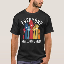 皆さん歓迎の挨拶 – Inclusivity & Diversity Tシャツ