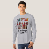 皆さん歓迎 – USA Diversity & Unity Tシャツ (正面フル)
