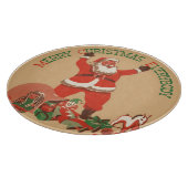 皆さん聖降誕祭お目出とう！ヴィンテージサンタクロース カッティングボード (角)
