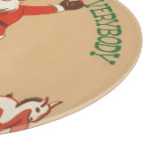 皆さん聖降誕祭お目出とう！ヴィンテージサンタクロース カッティングボード (角)