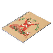 皆さん聖降誕祭お目出とう!ヴィンテージサンタクロース ノートブック (左側)