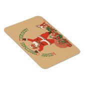 皆さん聖降誕祭お目出とう！ヴィンテージサンタクロース マグネット (右側)