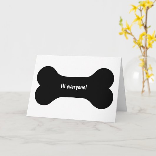 皆さん! カード (黄色い花)