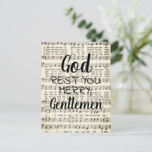 皆さん、神よメリーり安らかに ポストカード (スタンド正面)