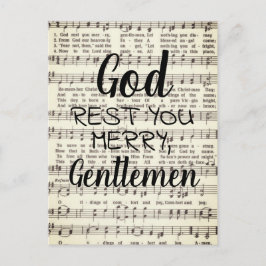 皆さん、神よメリーり安らかに ポストカード