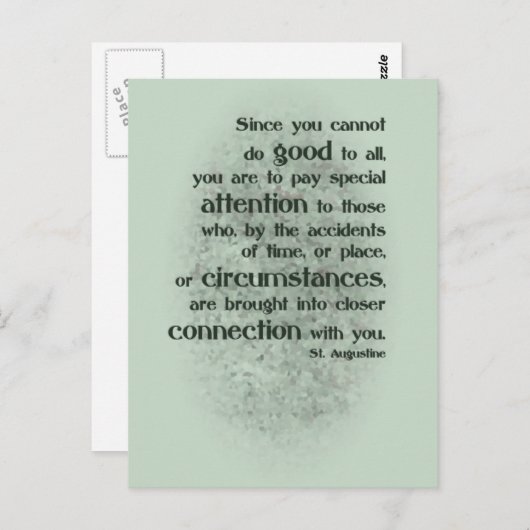 皆に良いことをすることはできないからだ ポストカード (正面/裏面)