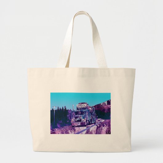 皆のためのトラックの芸術のトートバック ラージトートバッグ (正面)