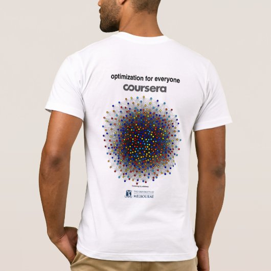 皆のための最適化-グラフ着色 Tシャツ (裏面)