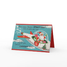 皆のための物が付いている飛んでいるで高いサンタ