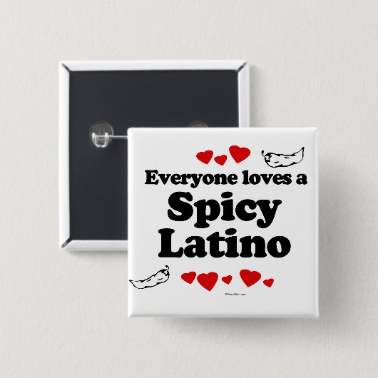 皆はぴりっとするラテンアメリカ人を愛します 缶バッジ (正面&裏面)