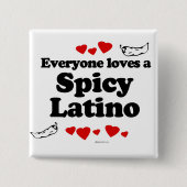 皆はぴりっとするラテンアメリカ人を愛します 缶バッジ (正面)