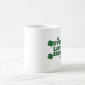 皆はアイルランドの女の子のマグを愛します コーヒーマグカップ (中央)