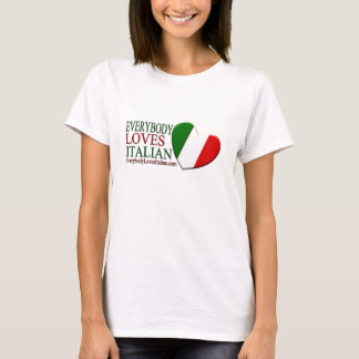 皆はイタリア語を愛します Tシャツ