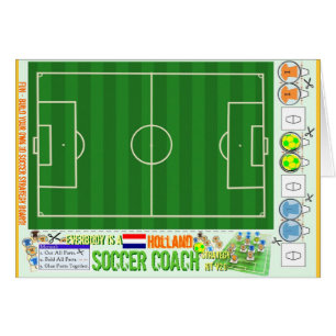 皆はオランダのサッカーのコーチの作戦のキットです