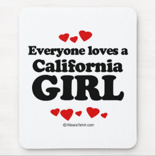 皆はカリフォルニア女の子を愛します マウスパッド