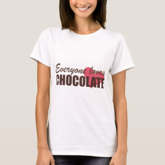 皆はチョコレートを愛します Tシャツ