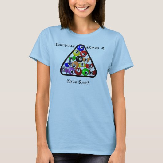 皆はニースの棚を愛します Tシャツ (正面)